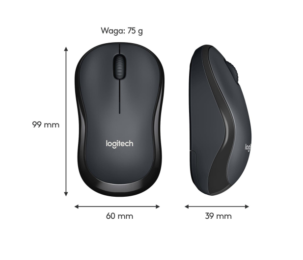 LOGITECH M220 silent wireless czarna - 329384 - zdjęcie 14